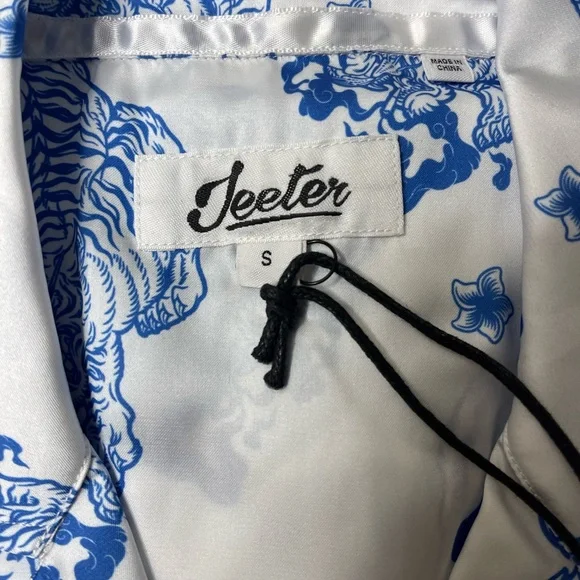 Jeeter Pursuit of Paradise Tiger Shirt - White Size Small unisex - Picture 7 of 12